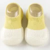 Korean autumn boys and girls baby contrast color soft bottom non-slip not easy to fall off baby toddler shoes socks shoes