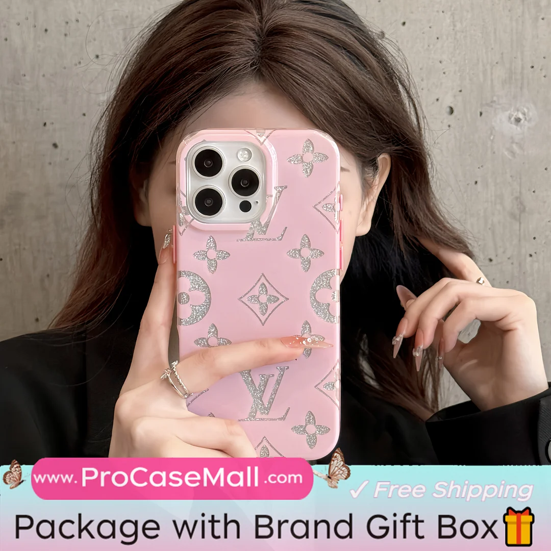 LV & CHANEL CAMELLIA CHANEL COLORFUL LV LETTER COMBINATION APPLE IPHONE CASE ProCaseMall