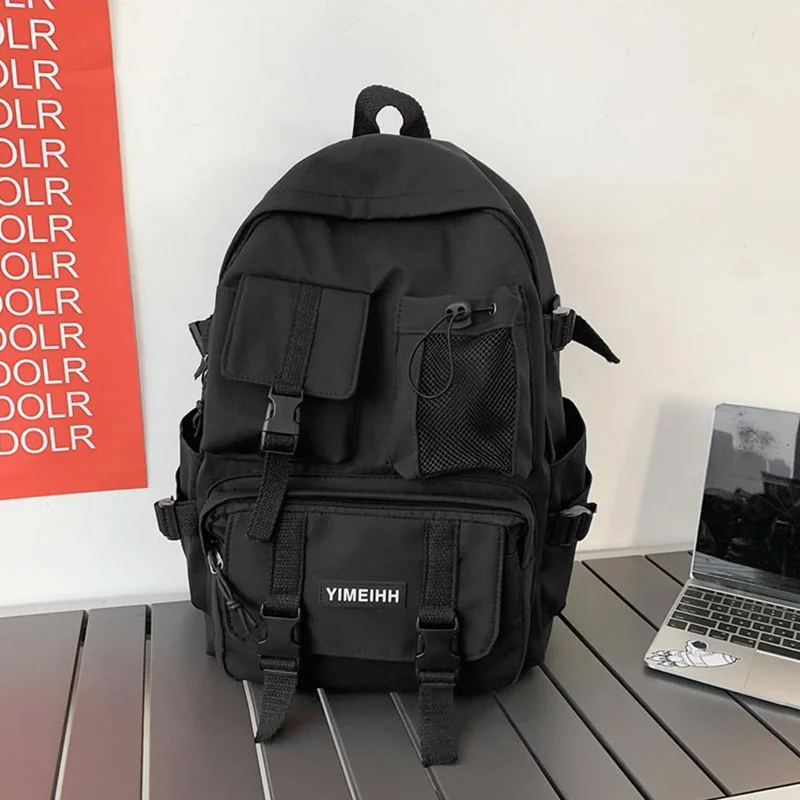 Canvas Laptop Backpack School Bag PE149