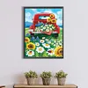 Diamond Painting -DIY Full Square Drill Sunflower Truck