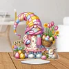 Diamond Painting Acrylic Single Sided Easter in April Gnome Ornaments Tabletop Home Office Decor