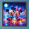 Mickey minnie-plein diamant rond peinture-50 * 50cm