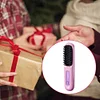 Cordless Hair Straightening Brush Straightener Rechargeable Hot Brush