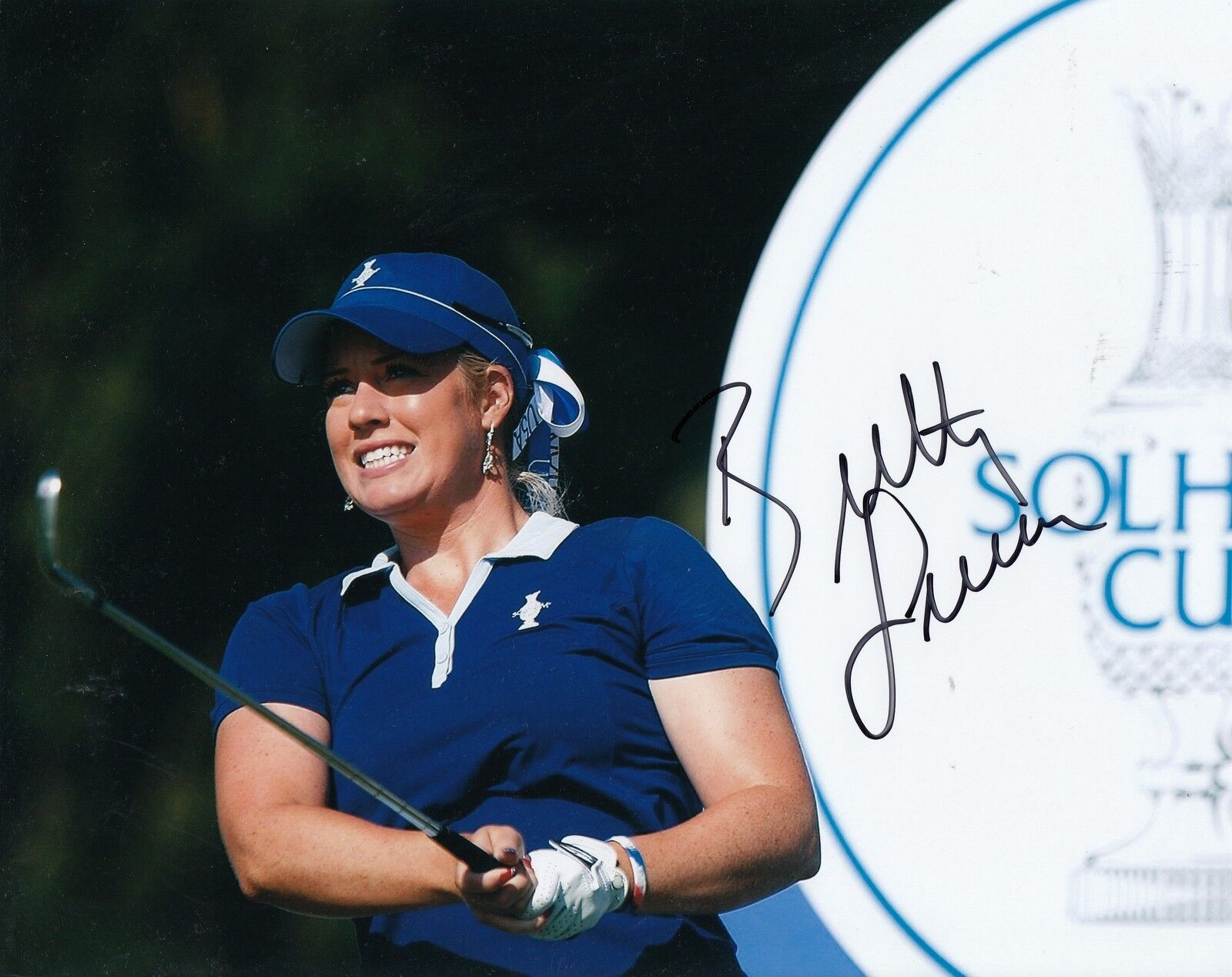 BRITTANY LINCICOME signed *LPGA* WOMEN'S GOLF 8X10 Photo Poster painting W/COA LONGEST DRIVE