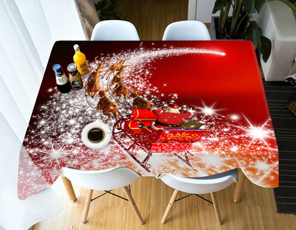 

Red Christmas Tree - 3D Tablecloth, 140*210cm, 501 Original