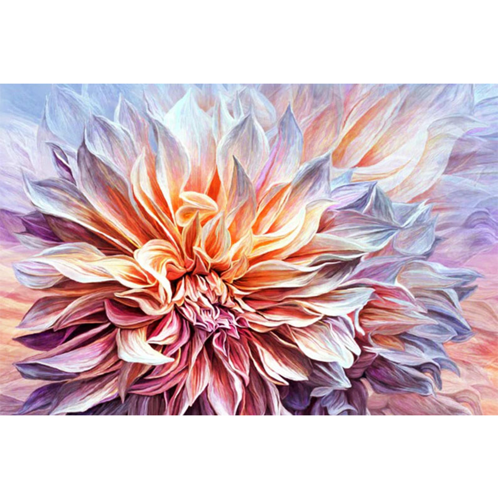

Flower Bloom - Round Drill Diamond Painting - 60*40CM (Big Size), 501 Original