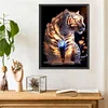 Diamond Painting-DIY Full Round Drill Tiger