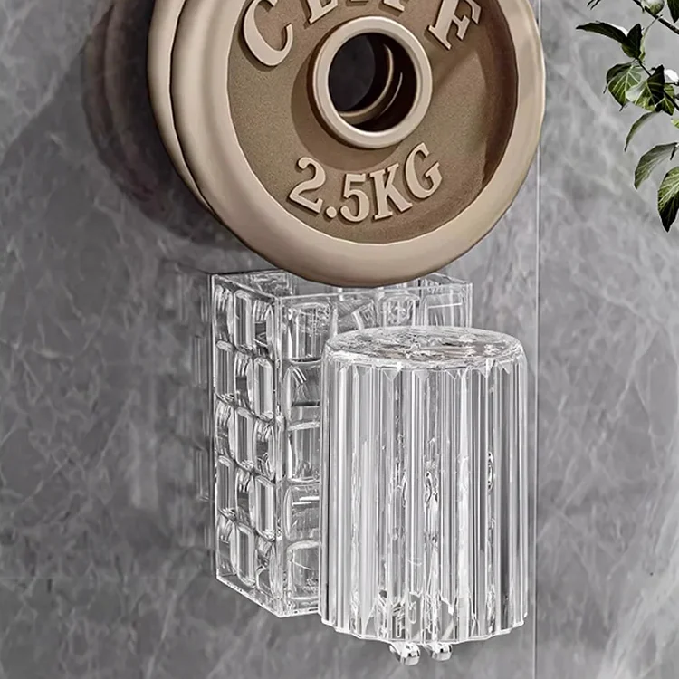 No-Punch Wall Mount Toothbrush Holder（50% OFF）
