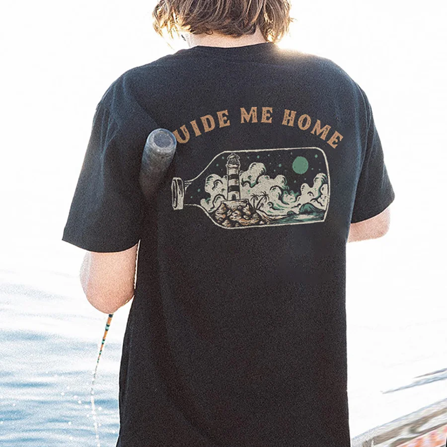 Guide Me Home Printed Men's T-shirt