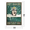 Dog Bath - 11CT Stamped Cross Stitch - 35*50cm