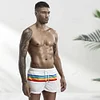 Gioiacombo&trade; Pantaloncini sportivi da spiaggia da uomo con stampa arcobaleno