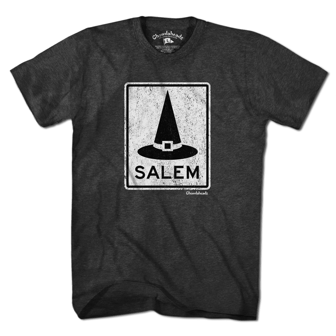 Salem MA Witch Hat Sign T-Shirt