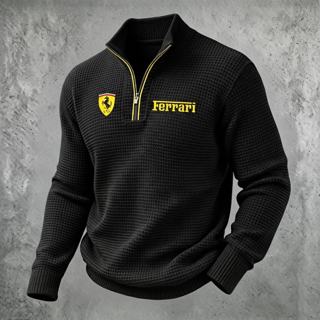 Men's Minimalist Knit Sweatshirt