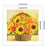 Sunflower Basket-11CT Stamped Cross Stitch 61*61cm/24.02*24.02in(Big Size) tapestrymarket