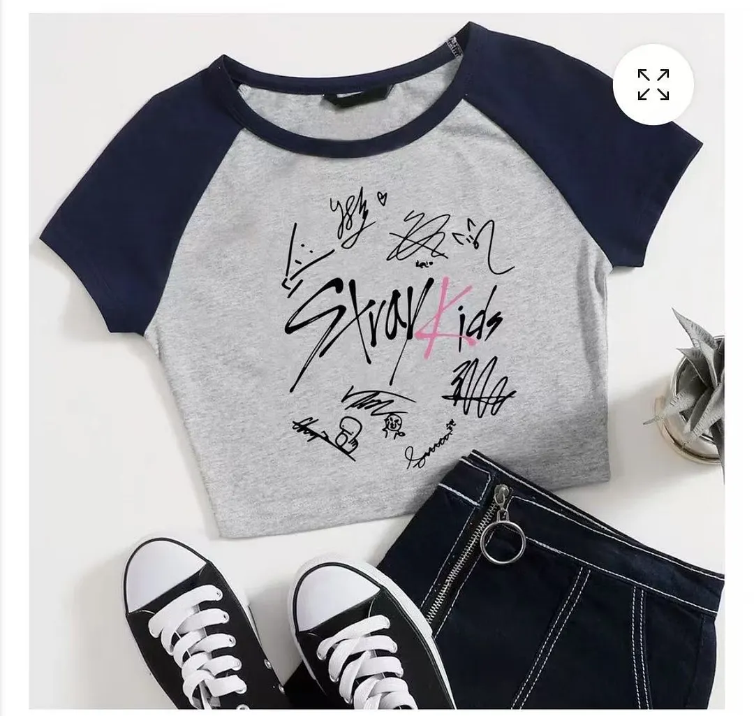 Churchf Churchf Short-Sleeved 2025 New Printed T-Shirt Tops Short-Sleeved Casual Fashion Round-Neck Cotton Short Sleeve