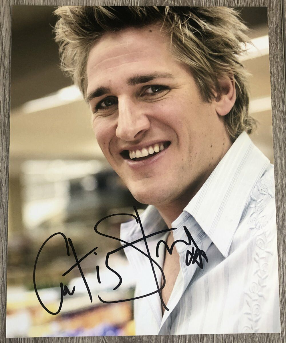 CURTIS STONE SIGNED AUTOGRAPH TAKE HOME CHEF FOOD NETWORK 8x10 Photo Poster painting A w/PROOF