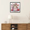 Owl in Coffee Cup - Crystal Rhinestone Diamond Painting
