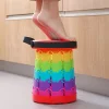 Tabouret pliant r&eacute;tractable ultra l&eacute;ger
