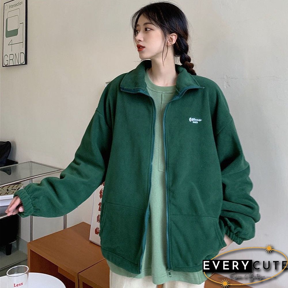 Harajuku Long Sleeve Oversized Hooded Sweatshirts Women Winter Vintage Clothes Woman Warm Thick Jacket Sweetshirt Zip Up Hoodies