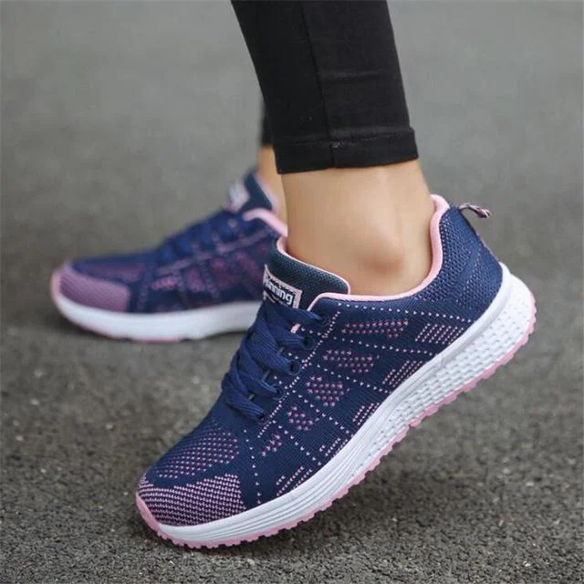Woman Casual Shoes Breathable Sneakers Women 2019 New Arrivals Fashion Mesh Sneakers Shoes Women Plus Size 35-44