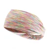 Unisex Sport Plain Colorful Lines Elastic Sweat Hair Head Bands