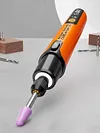 39Pcs Portable Cordless Engraving Pen with LED Digital Display Mini Electric Rotary Tool Kit 6-Speed Adjustable Rechargeable Multifunctional Tools for DIY Sanding Polishing Drilling