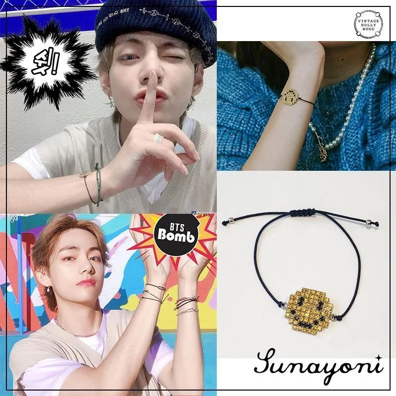 CCNMADE] BTS V's Korean Handmade Bracelet DIFFERENT | Shopee Singapore