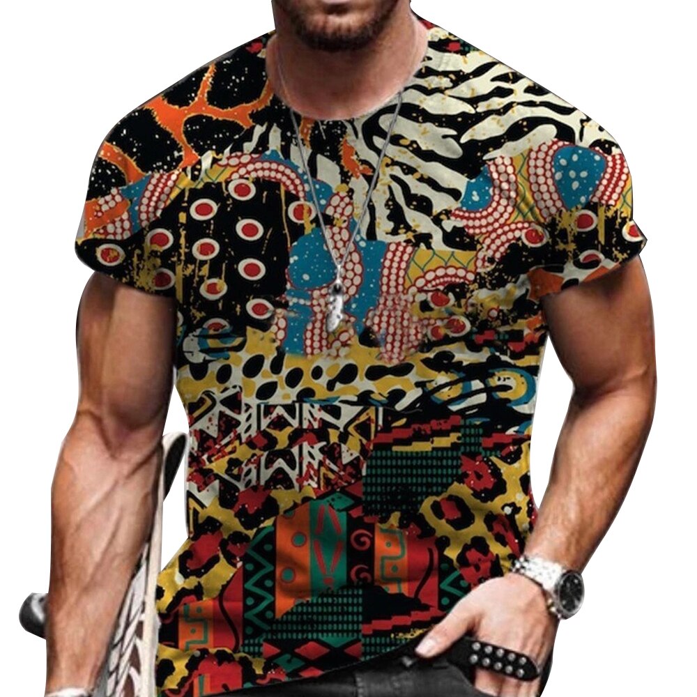 

Ethnic - 3D Printed Men T Shirt, Xxl, 501 Original