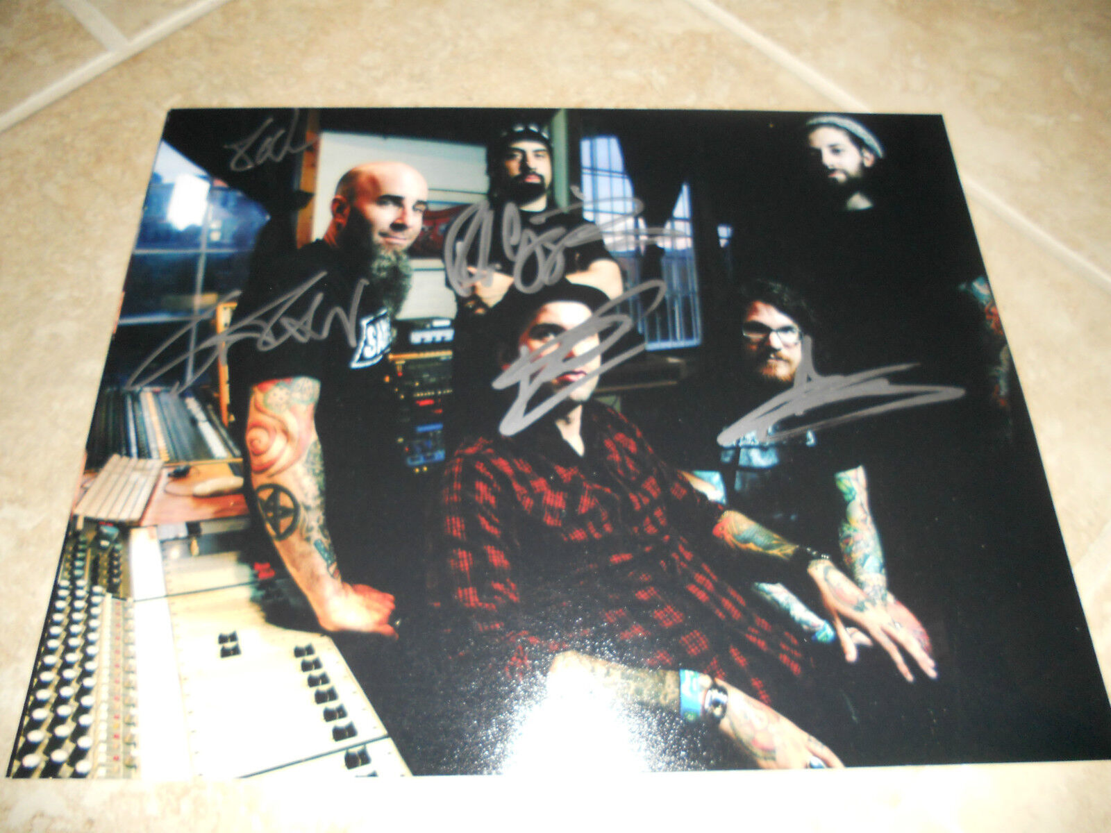 Damned Things Ian Buckley Caggiano +2 Signed 11x14 Photo Poster painting x5 PSA Guaranteed F2