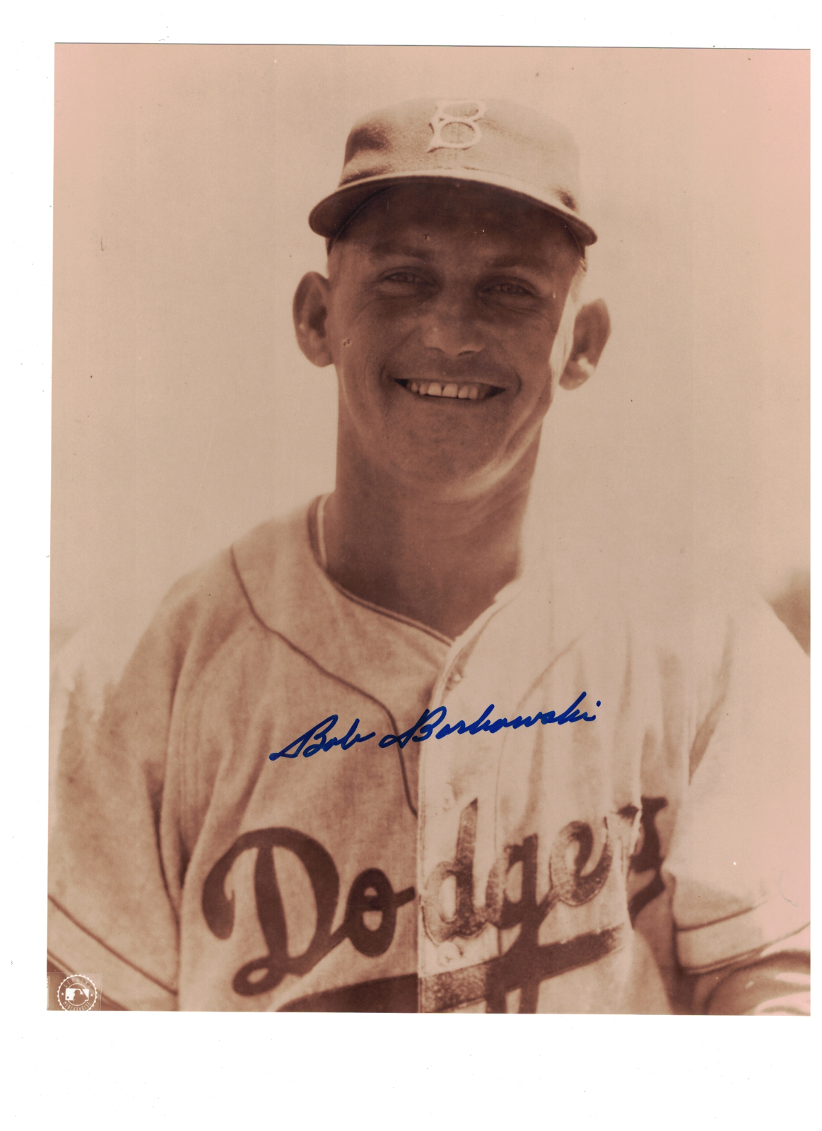 Bob Borkowski Brooklyn Dodgers Signed 8x10 Photo Poster painting W/Our COA RH1