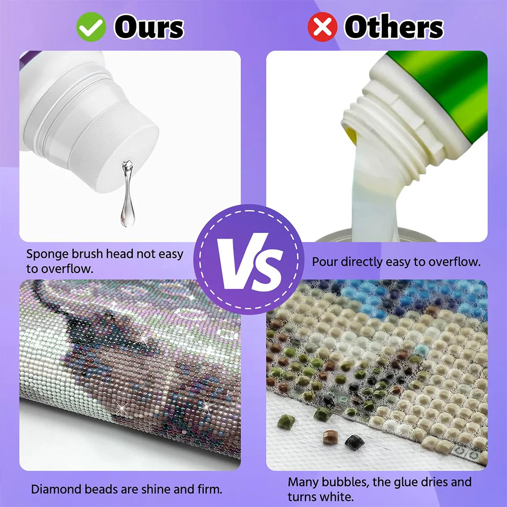 Diamond Painting Sealer 5D Diamond Painting Art Glue for Diamond Painting Puzzle