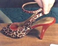 Custom Leopard Peep Toe Heels Vdcoo