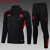 2025/2026 Bayern Black Long Zipped Jacket Football Shirt 1:1 Thai Quality