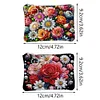 (US Local)DIY Diamond Art Diamond Dot Card Pack Diamond Painting Pouch (Gemstone Flower)