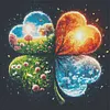 Diamond Painting -DIY Round Drill Four-leaf Clover(40x40cm)