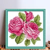 Flower -14CT Stamped Cross Stitch Kit(17*17cm)