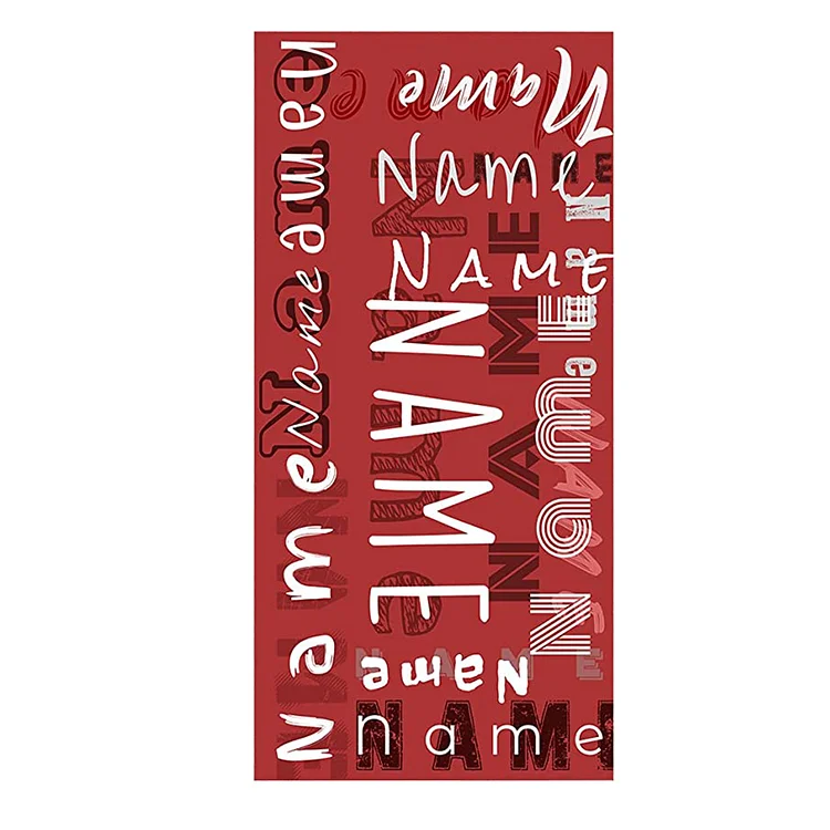BlanketCute-Personalized Bath Towel with Your Name | 06