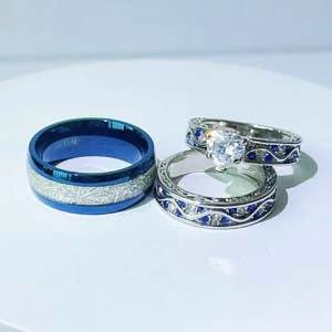 'Fiesta' Couple Rings