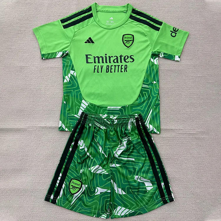 Kids Arsenal 26/27 GK Football Jersey 1:1 Thai Quality
