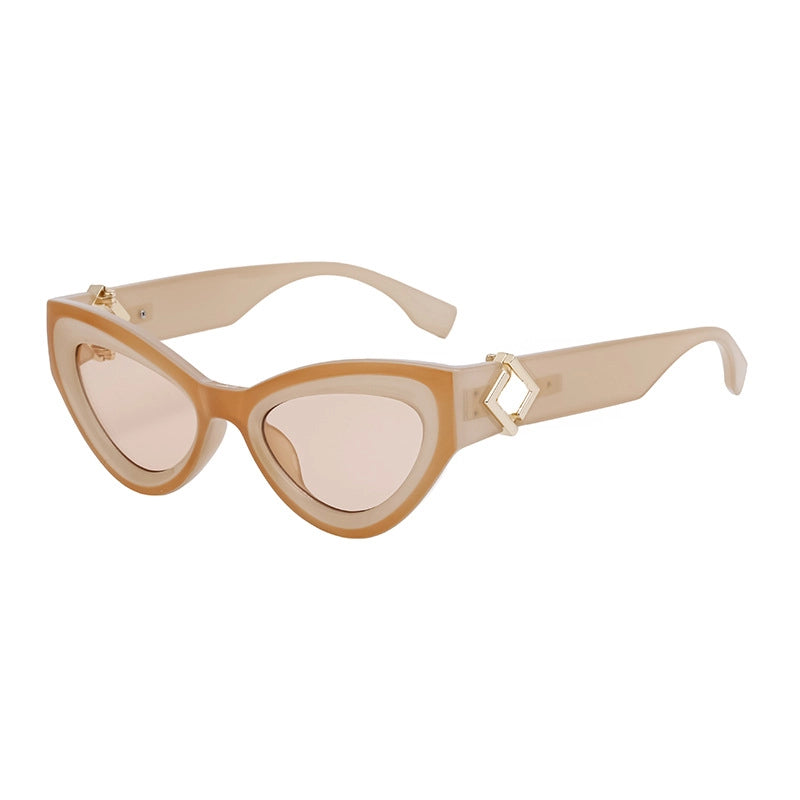 Streetwear Geometric Pc Cat Eye Full Frame Women’s Sunglasses