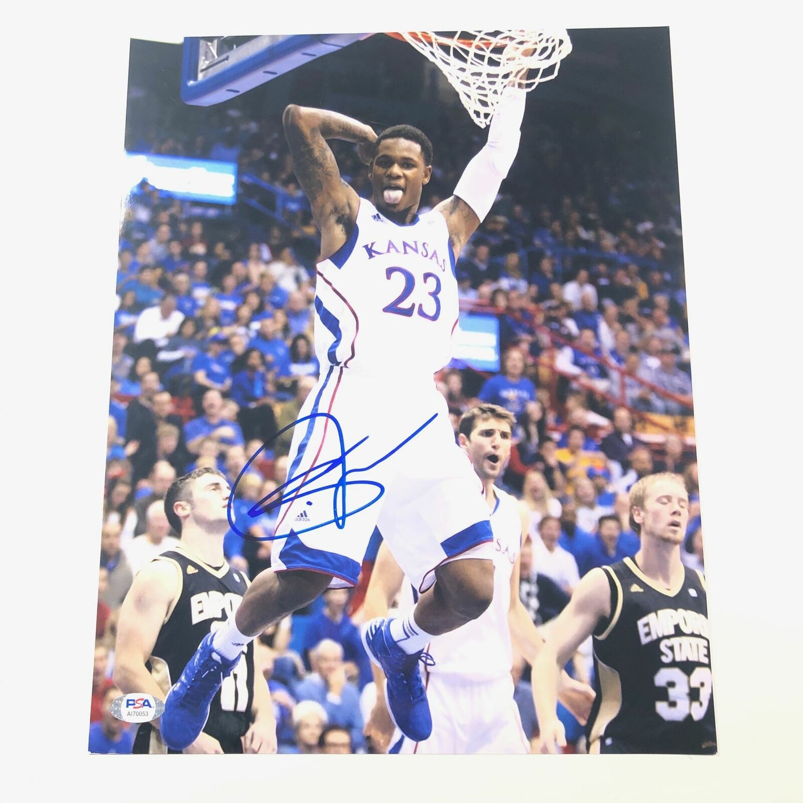 Ben McLemore Signed 11x14 Photo Poster painting PSA/DNA Kansas Jayhawks Autographed