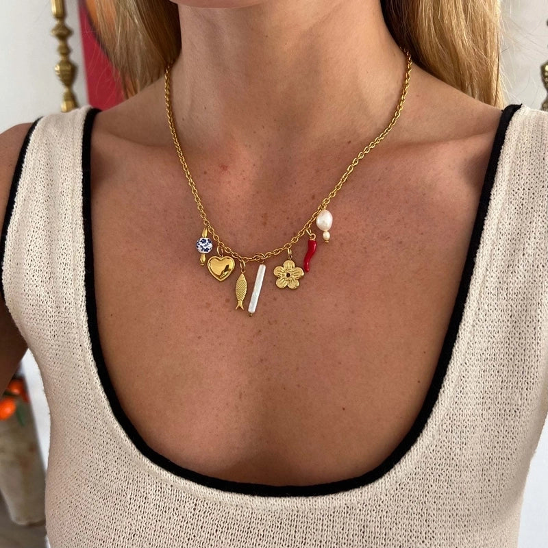 1 Piece 14*18MM 304 Stainless Steel Zircon Geometric Polished Pendant Jewelry Accessories