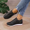 Gioiacombo&trade; Sneaker casual traspiranti con paillettes alla moda da donna