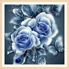 Rose-Partial Round Diamond Painting(25*25cm)
