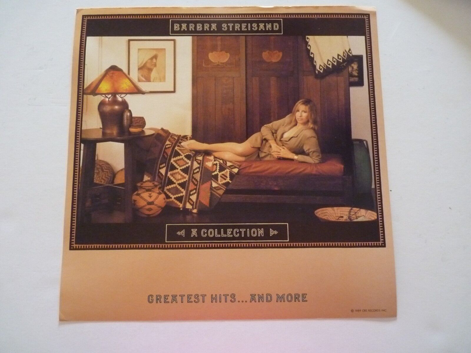 Barbra Streisand Collection Greatest Hits LP Record Photo Poster painting Flat 12X12 Poster