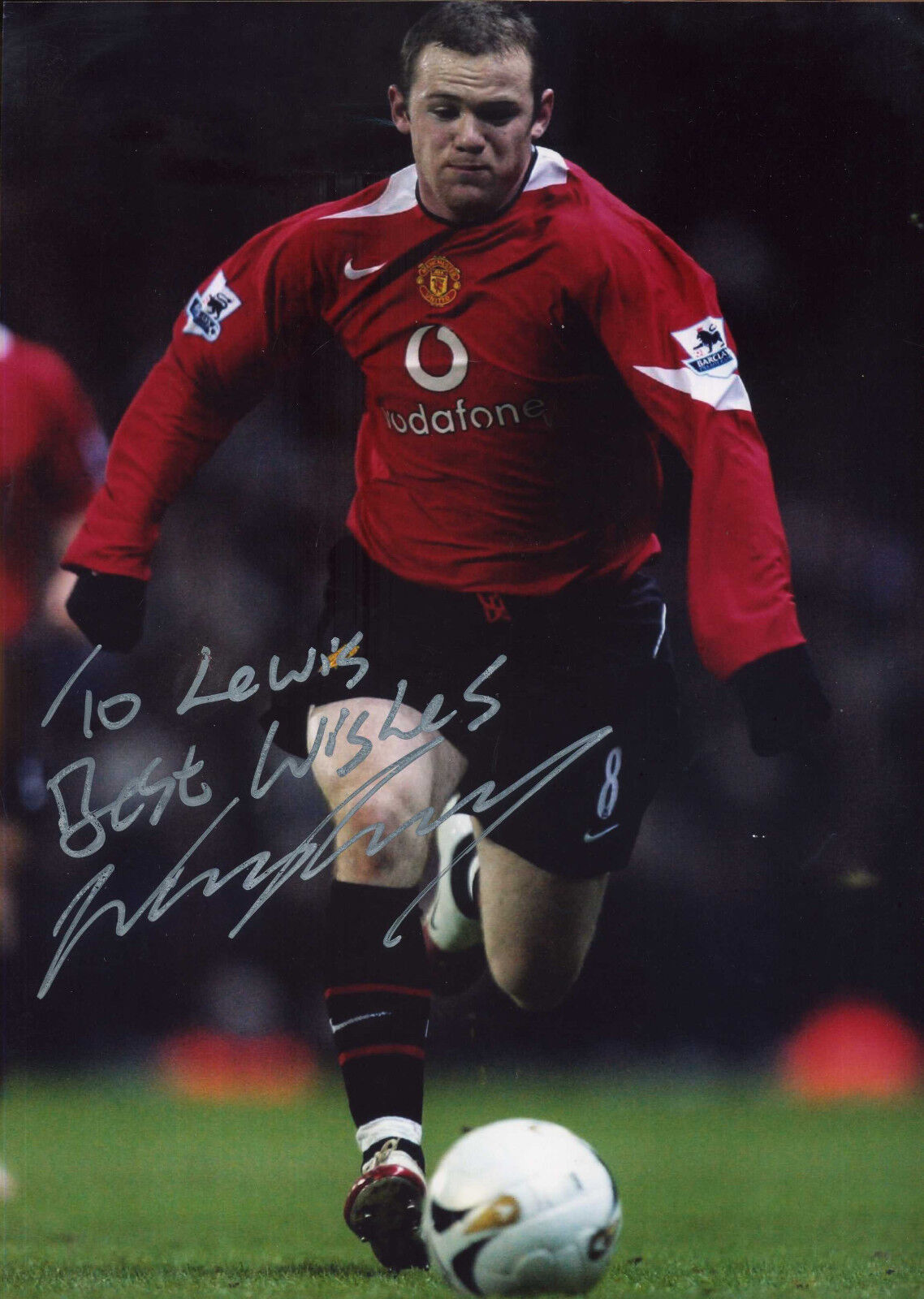 WAYNE ROONEY Signed Photo Poster paintinggraph - Manchester United & England Football - Preprint