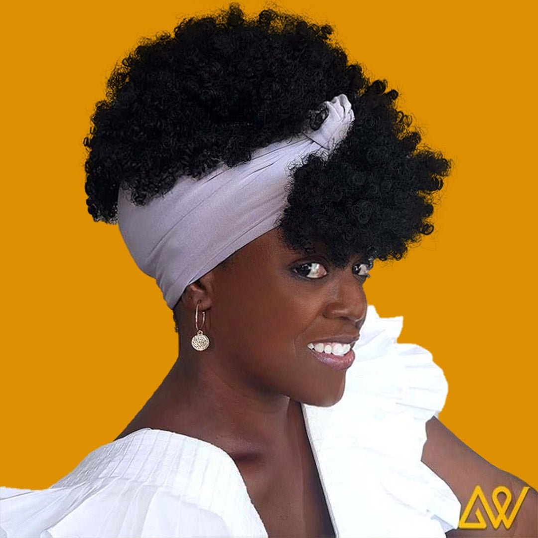 Grayness| Wrap-Wig (2 in 1)| -AW156
