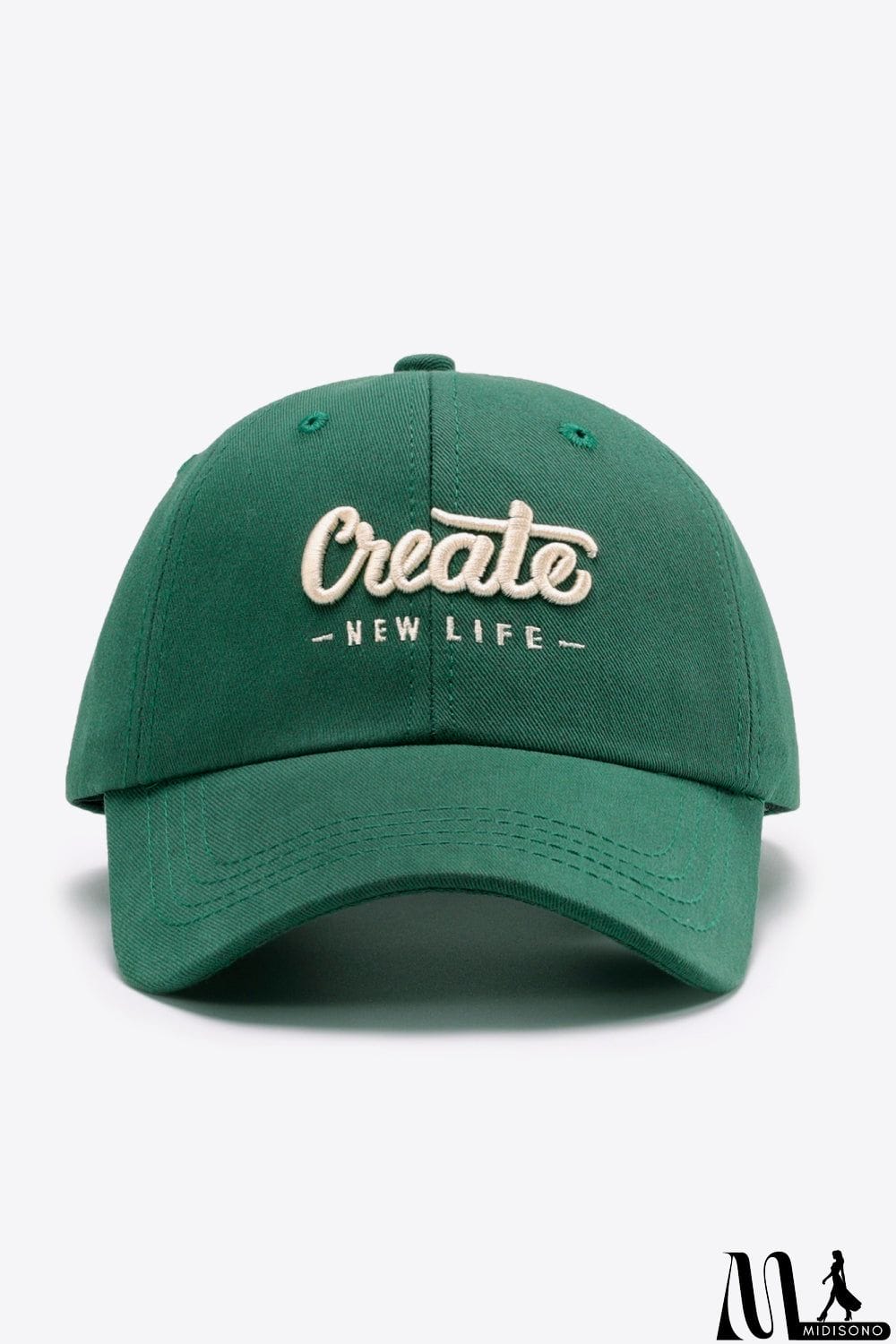 MidiSono - CREATE NEW LIFE Adjustable Cotton Baseball Cap