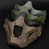 Airsoft Mask 700FPS Impact Resistance Safety Mask Detachable for Training(Black)