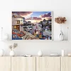 Seaside Town-11CT Stamped Cross Stitch-40*50cm